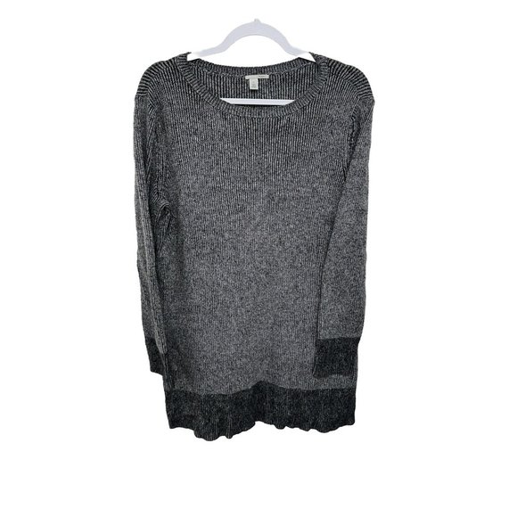 Halogen Sweaters - Halogen Womens Long‎ Sweater Size XL Long Sleeve Black Gray Cashmere Viscose